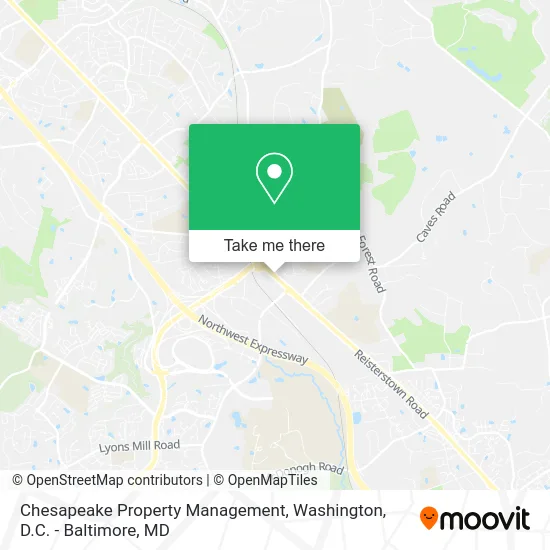 Chesapeake Property Management map