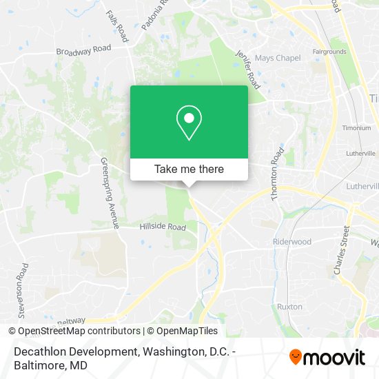 Mapa de Decathlon Development