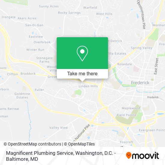 Magnificent Plumbing Service map
