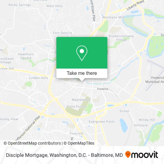 Mapa de Disciple Mortgage