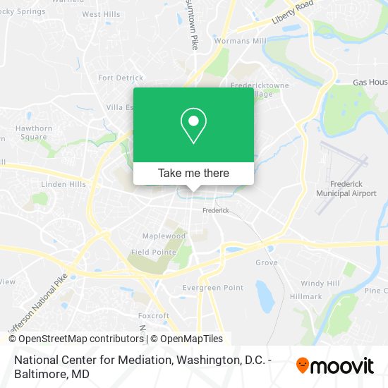 Mapa de National Center for Mediation