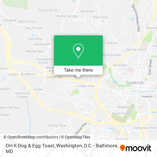 OH K-Dog & Egg Toast map
