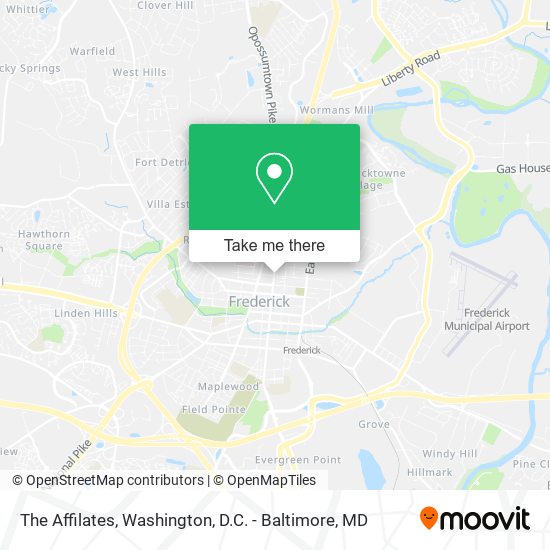 The Affilates map