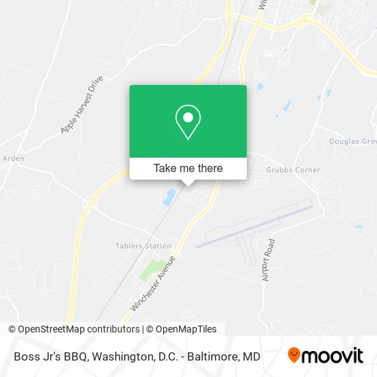 Boss Jr's BBQ map