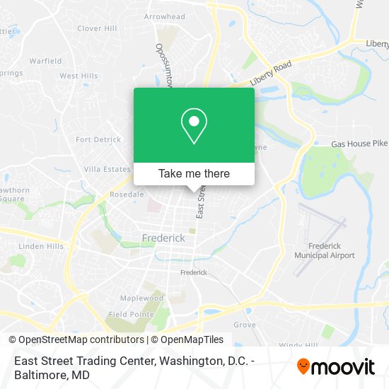 East Street Trading Center map