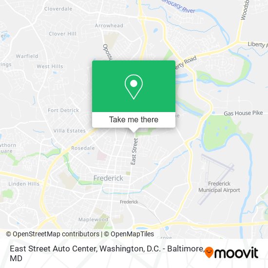 East Street Auto Center map