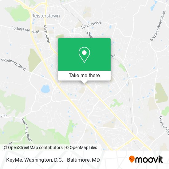 Mapa de KeyMe