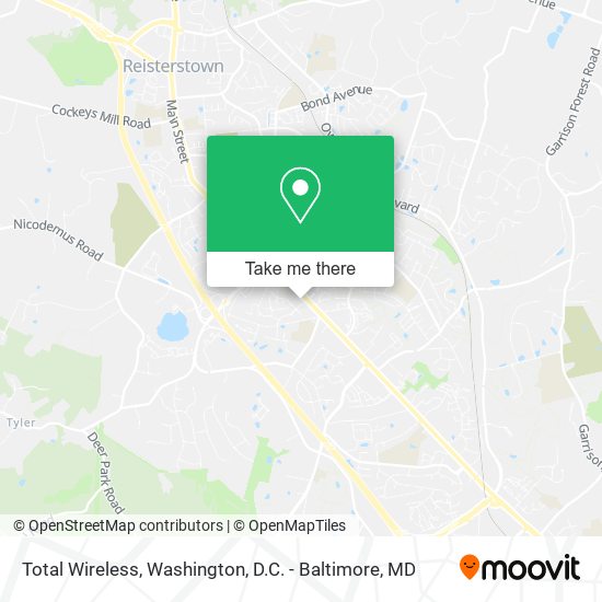 Total Wireless map