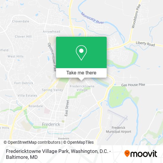 Fredericktowne Village Park map