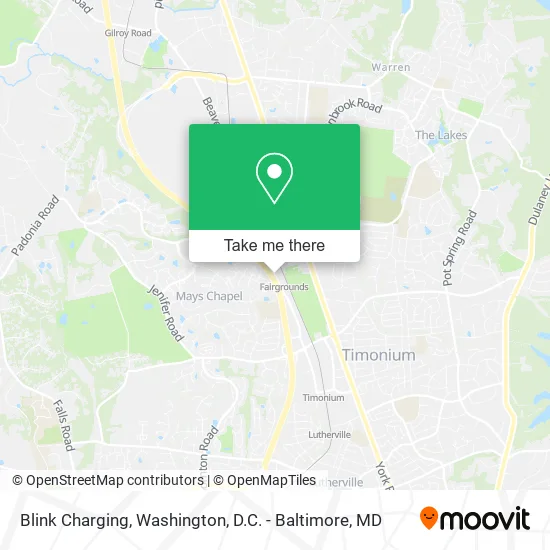 Mapa de Blink Charging
