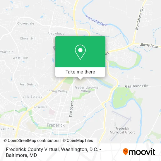 Frederick County Virtual map