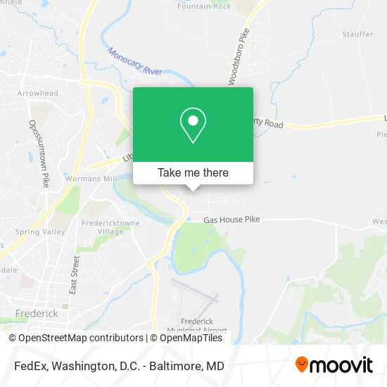 Mapa de FedEx