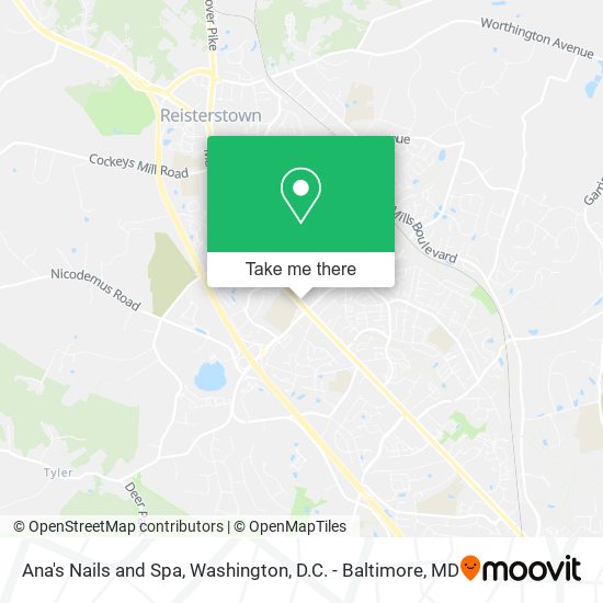 Mapa de Ana's Nails and Spa