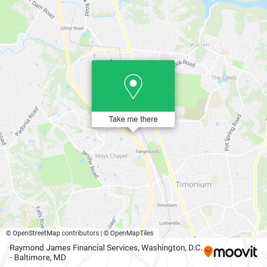 Raymond James Financial Services map