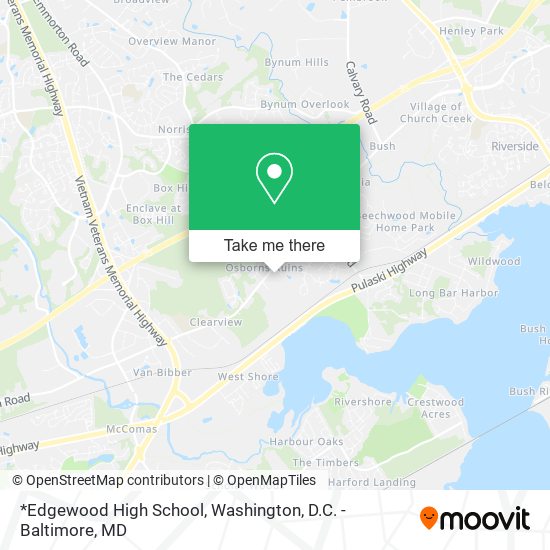 *Edgewood High School map