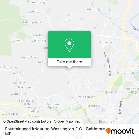 Fountainhead Irrigation map