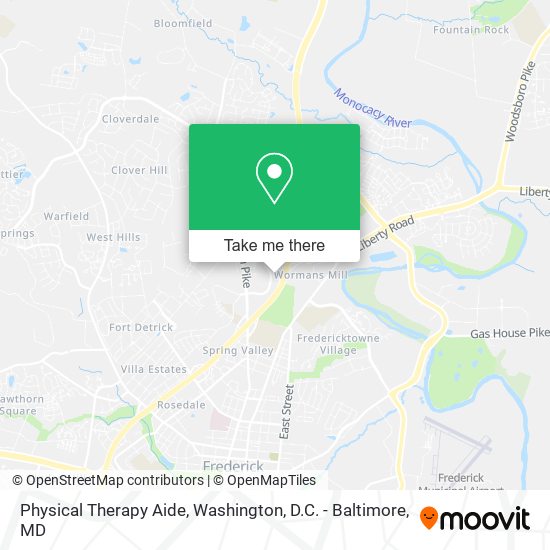 Mapa de Physical Therapy Aide