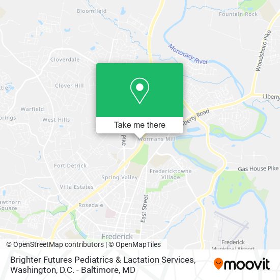 Brighter Futures Pediatrics & Lactation Services map