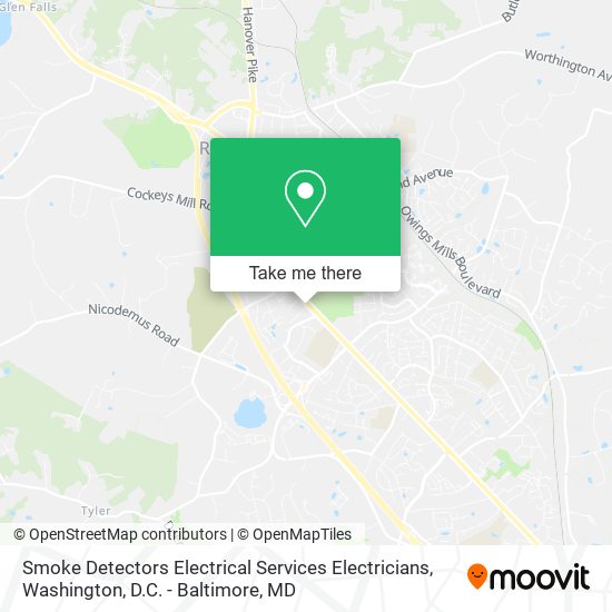 Mapa de Smoke Detectors Electrical Services Electricians