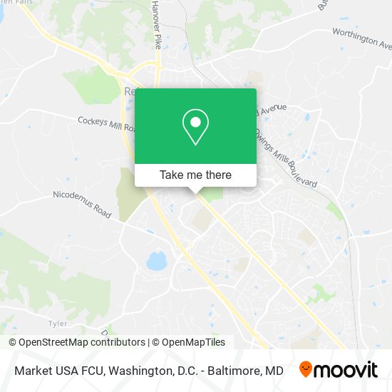 Market USA FCU map