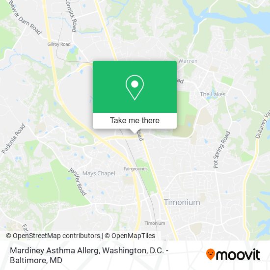 Mardiney Asthma Allerg map