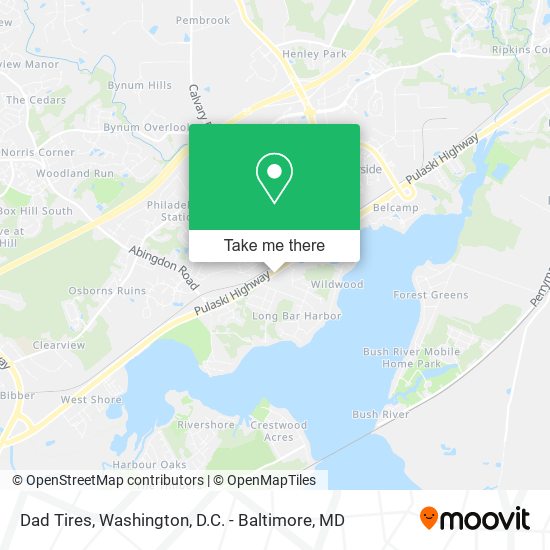 Dad Tires map