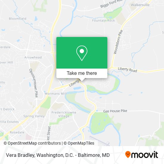 Mapa de Vera Bradley