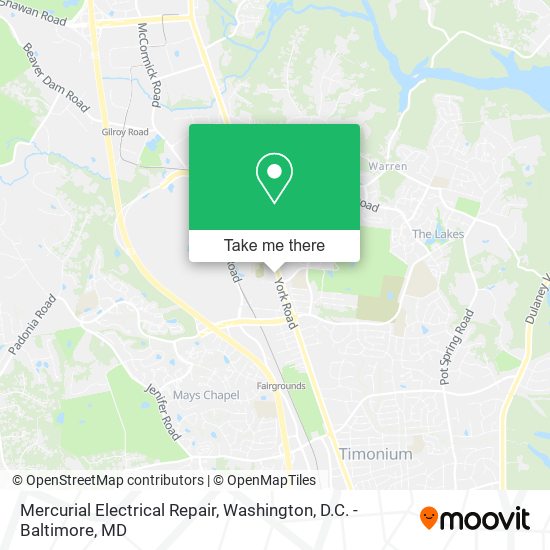 Mapa de Mercurial Electrical Repair