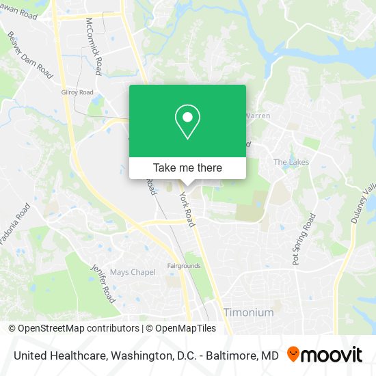United Healthcare map