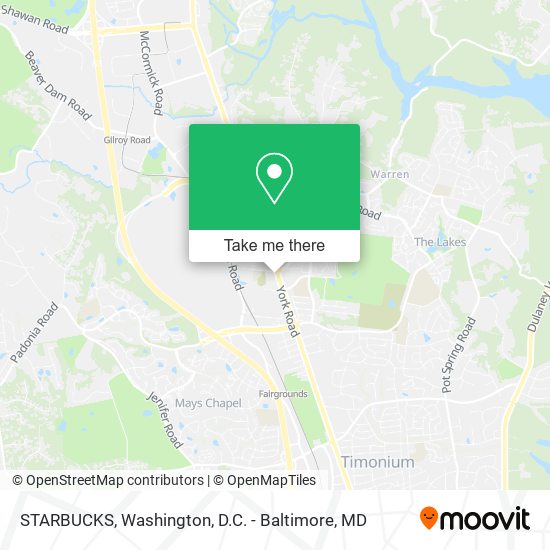 STARBUCKS map