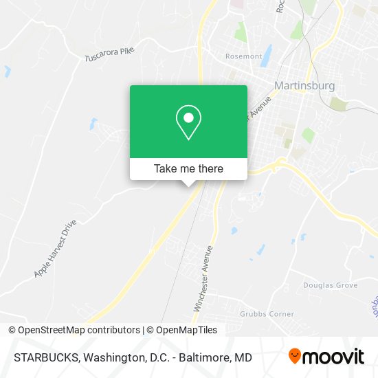 STARBUCKS map