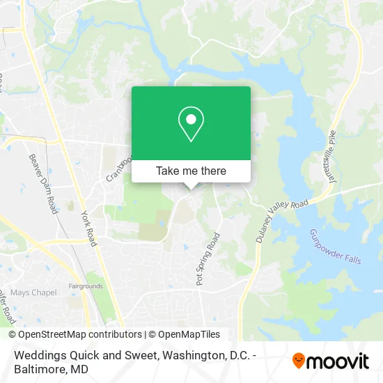Mapa de Weddings Quick and Sweet