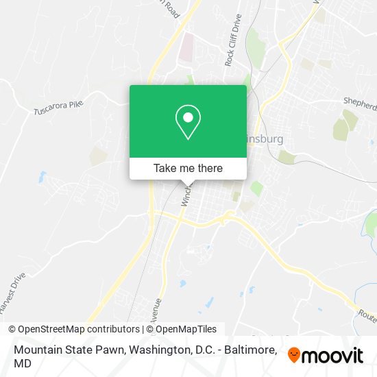 Mapa de Mountain State Pawn