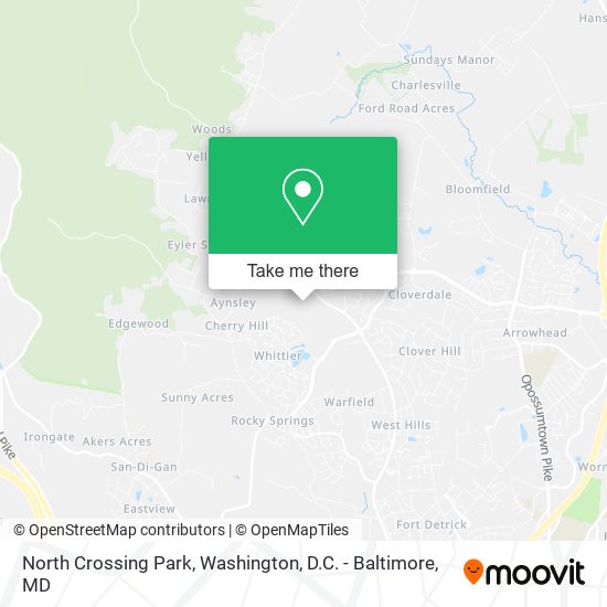 North Crossing Park map