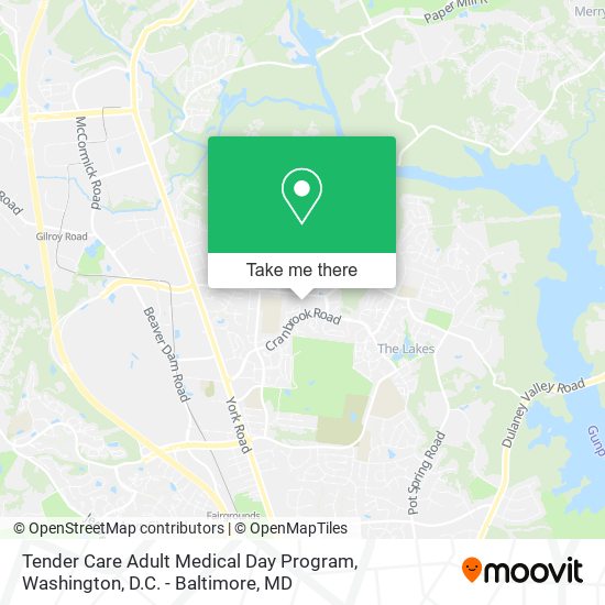 Tender Care Adult Medical Day Program map