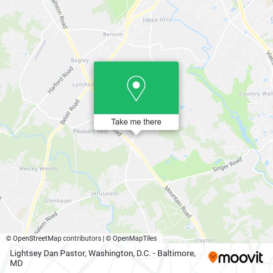 Mapa de Lightsey Dan Pastor