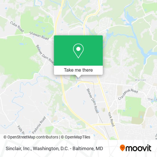 Sinclair, Inc. map