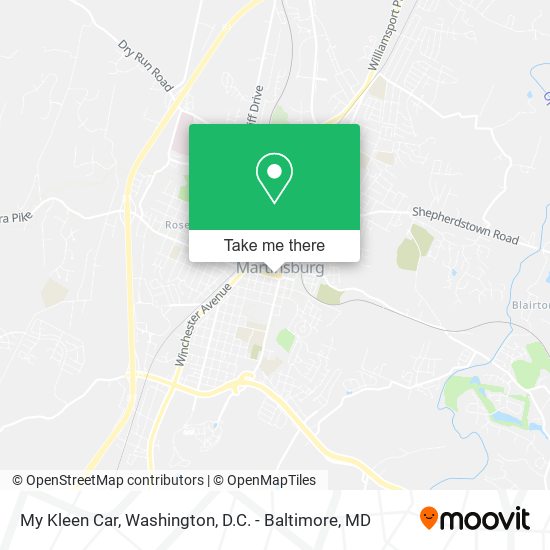 My Kleen Car map