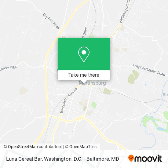 Luna Cereal Bar map