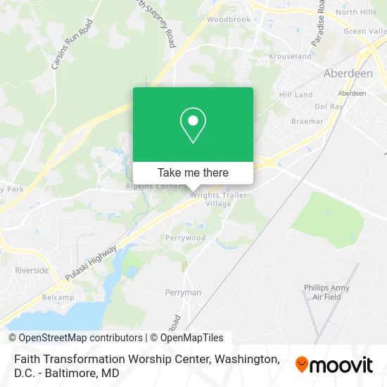 Faith Transformation Worship Center map