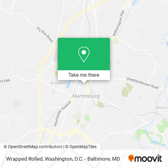 Wrapped Rolled map