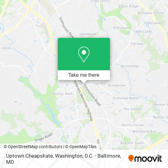 Mapa de Uptown Cheapskate