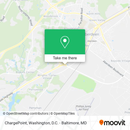 Mapa de ChargePoint