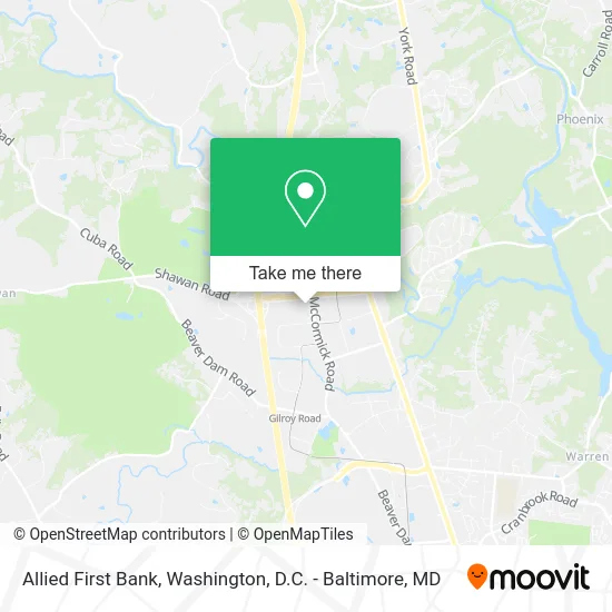 Allied First Bank map