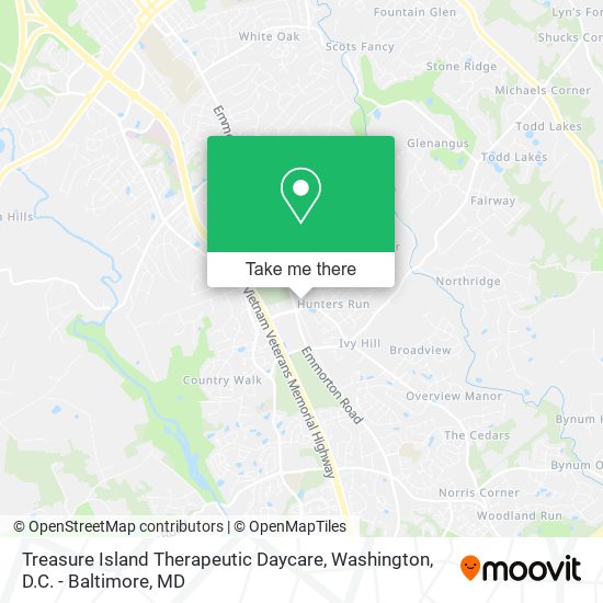 Treasure Island Therapeutic Daycare map