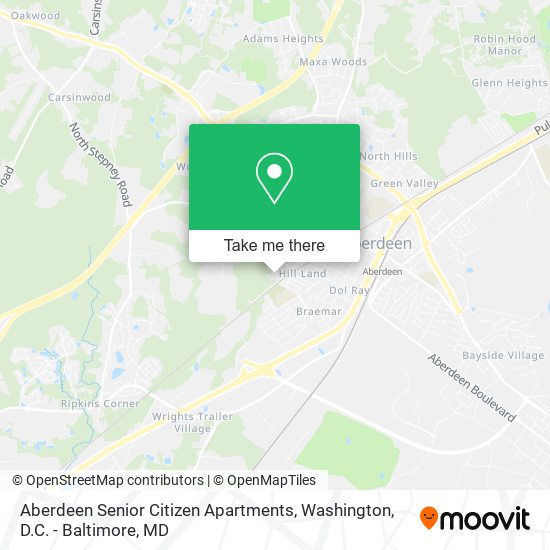 Aberdeen Senior Citizen Apartments map