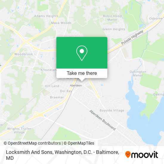 Mapa de Locksmith And Sons