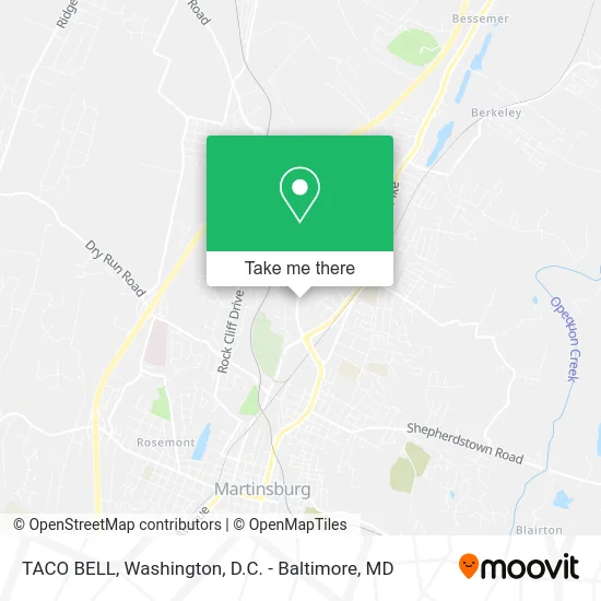 TACO BELL map