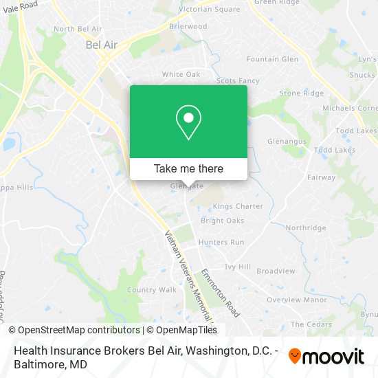 Mapa de Health Insurance Brokers Bel Air