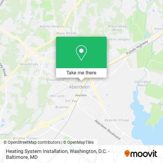 Mapa de Heating System Installation